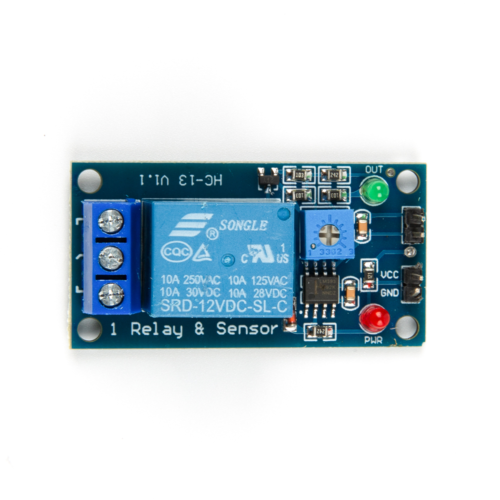 Датчик влажности почвы с модулем реле 12В